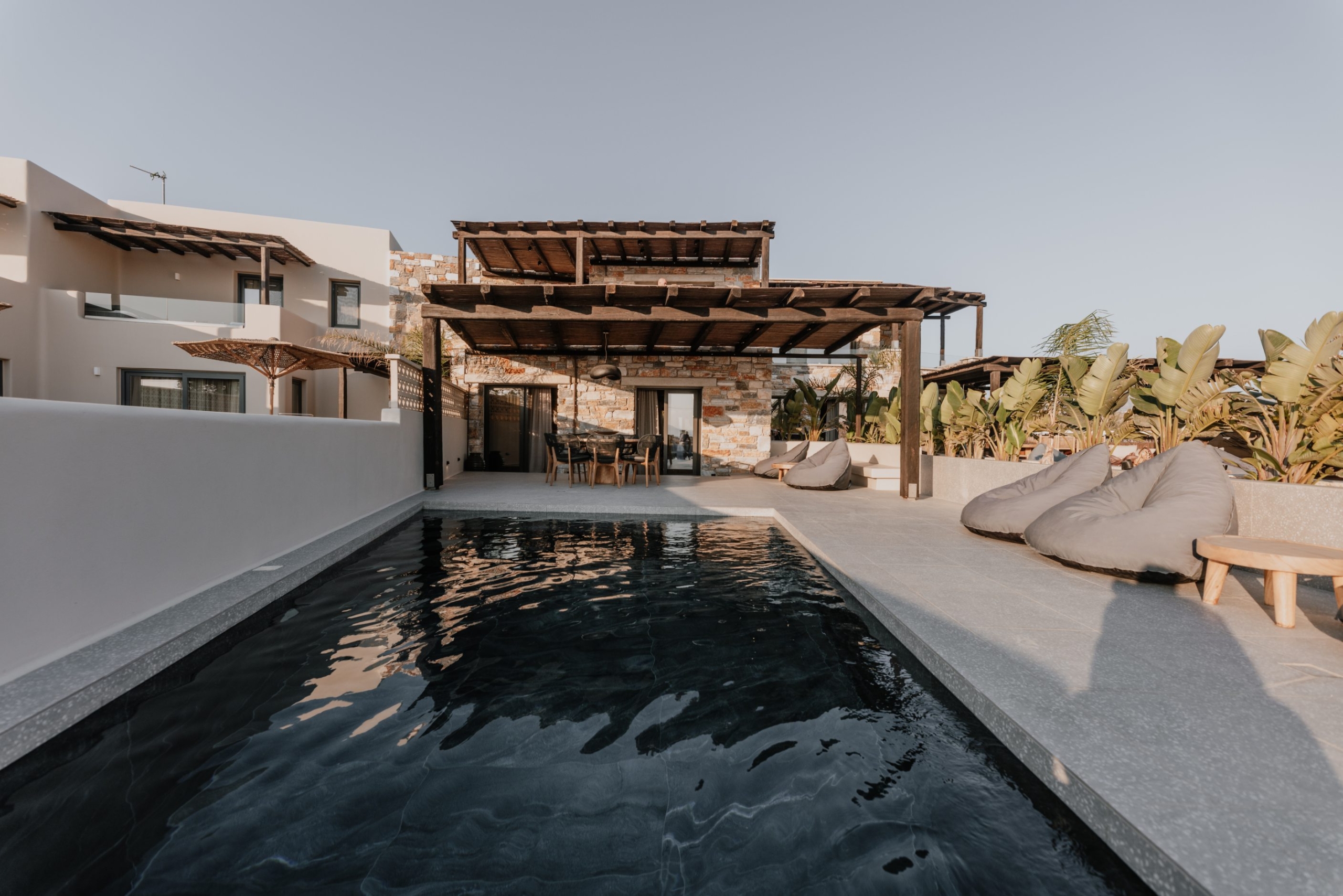 naxos villas with private pool