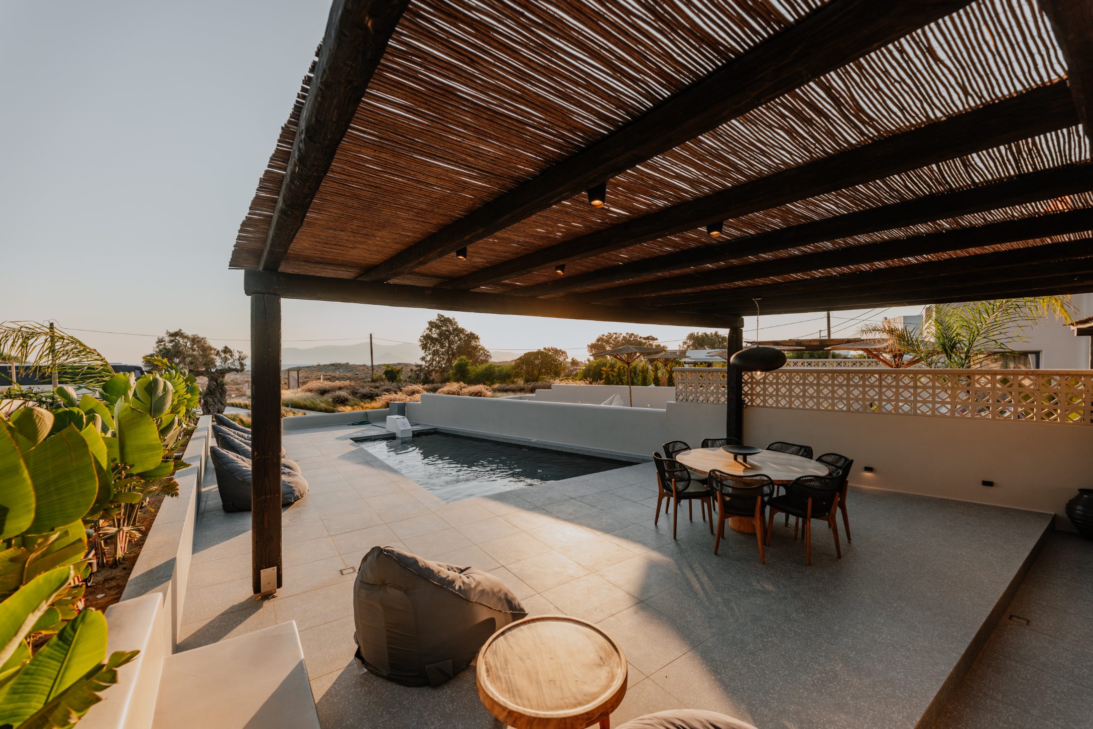 naxos villas with private pool