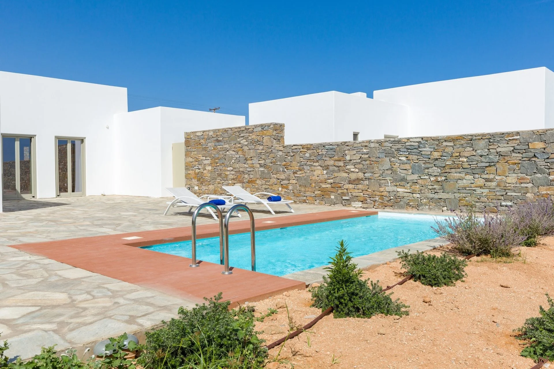 paros villas private pools