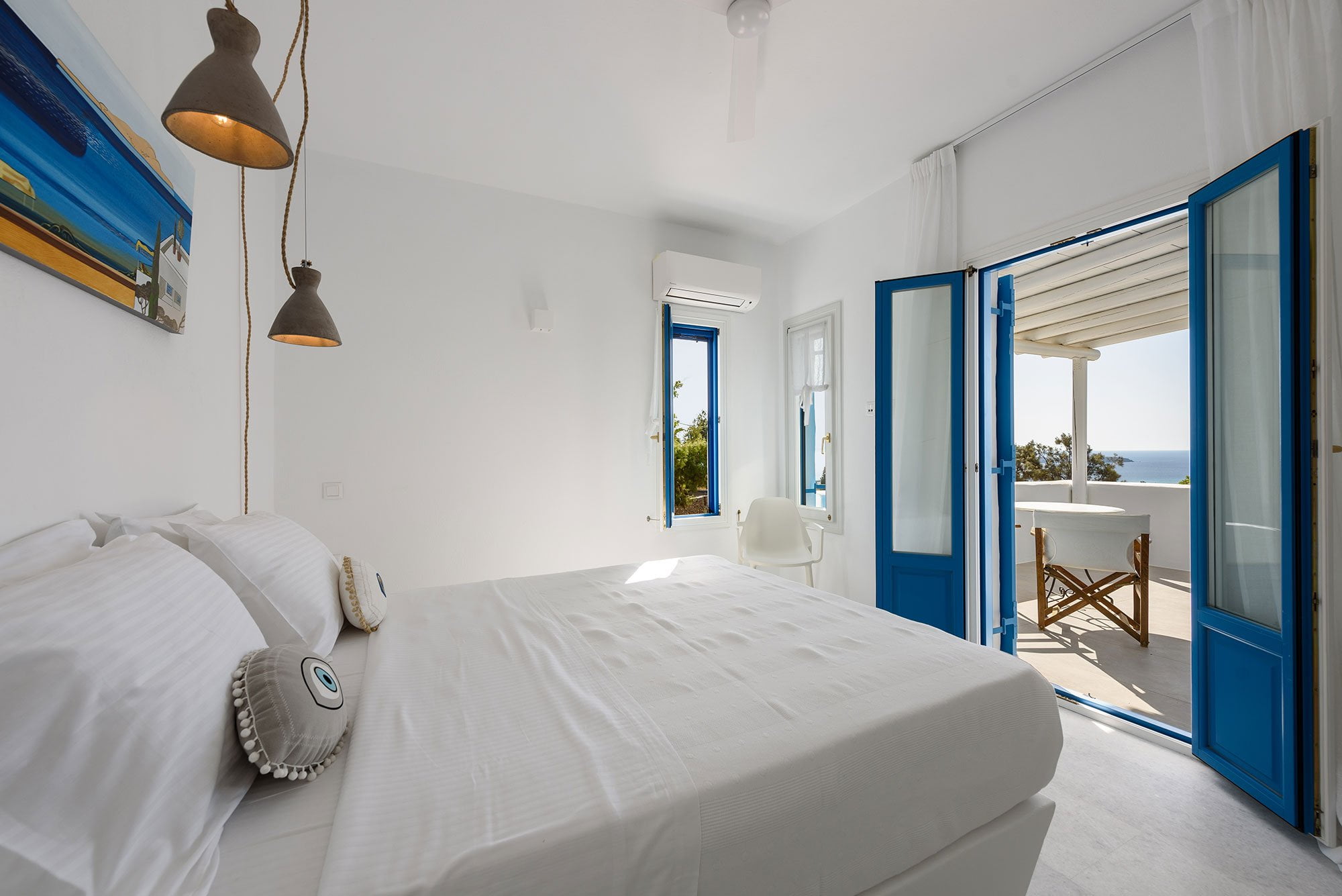 villa jasmina golden bay paros rooms